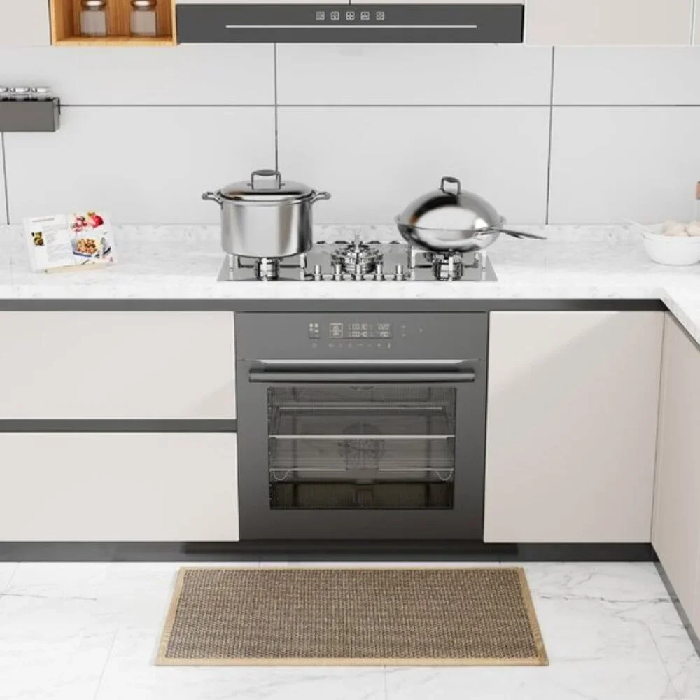 New Washable Kitchen Area Rug, Non-Slip Absorbent Mat for Home & Entryway